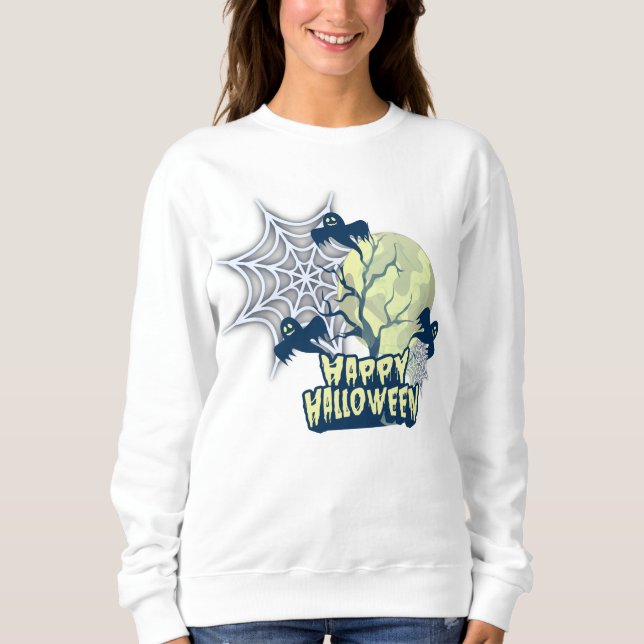 Sudadera Feliz Halloween (Anverso)