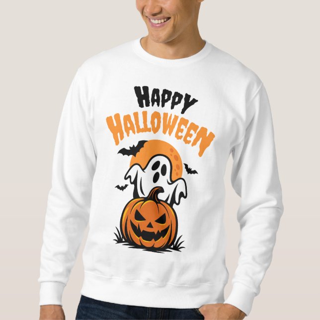 Sudadera Feliz Halloween (Anverso)