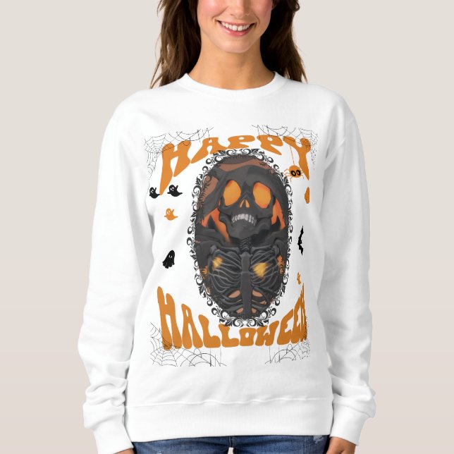 Sudadera Feliz Halloween (Anverso)