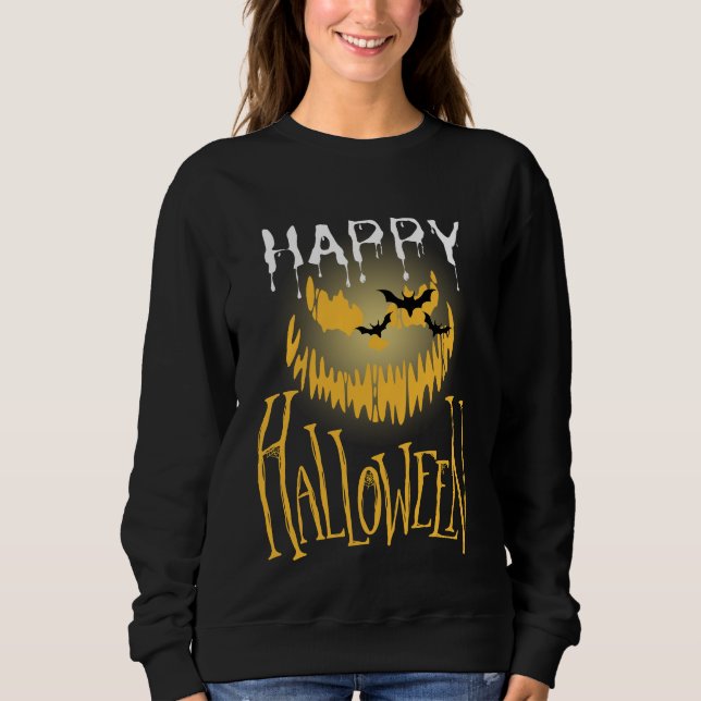 Sudadera Feliz Halloween (Anverso)