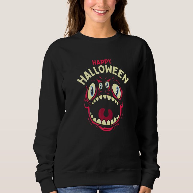 Sudadera Feliz Halloween (Anverso)