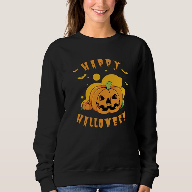Sudadera Feliz Halloween (Anverso)