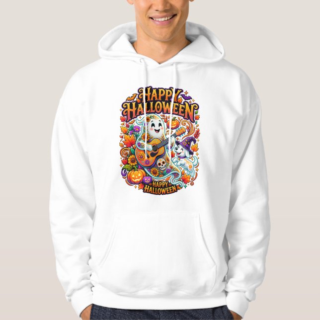 Sudadera feliz Halloween (Anverso)