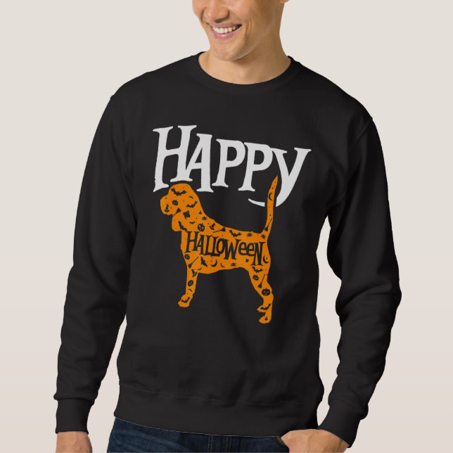 Sudadera Feliz Halloween Beagle (Anverso)