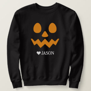 Sudadera Feliz Halloween boo espeluznante calabaza cara