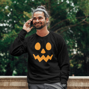Sudadera Feliz Halloween boo espeluznante calabaza cara