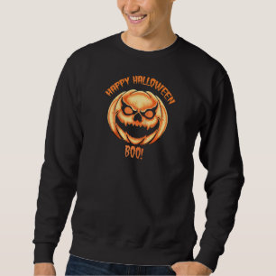 Sudadera Feliz Halloween Boo Sasuy Y Espumosa Calabaza Para