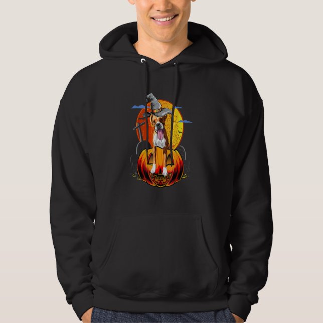 Sudadera Feliz Halloween Boxer Dogs Halloween (Anverso)