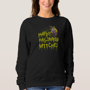 Sudadera Feliz Halloween Brujas