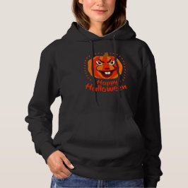 Sudadera 🎃 Feliz Halloween - Calabaza divertida, asustada 