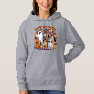 Sudadera Feliz Halloween de Pastor Alemán