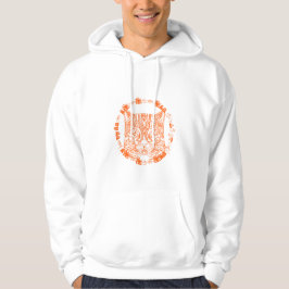 Sudadera Feliz Halloween del gato Naranja