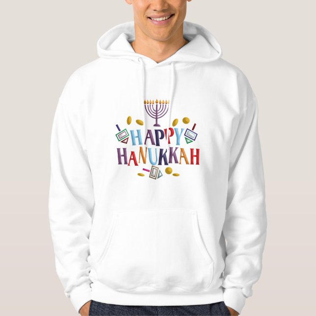 Sudadera Feliz Hanukkah (Anverso)
