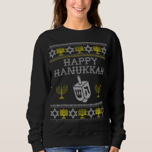 Sudadera Feliz Hanukkah Malísimo dulce Chanukah Cristo judí