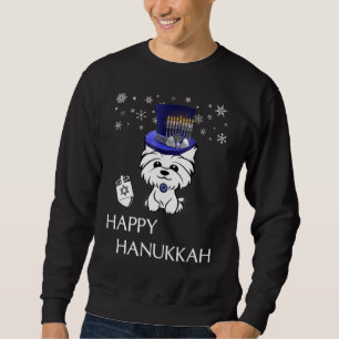 Sudadera Feliz Hanukkah para el Perro Terrier de Yorkshire