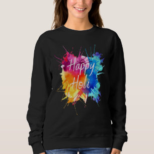 Sudadera Feliz Holi 2022 Colores de celebración indios Hi