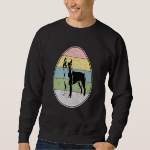 Sudadera Feliz Huevo de Pascua Boston Terrier Gráfica Diver
