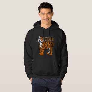 Sudadera Feliz ilustracion de tigres negros