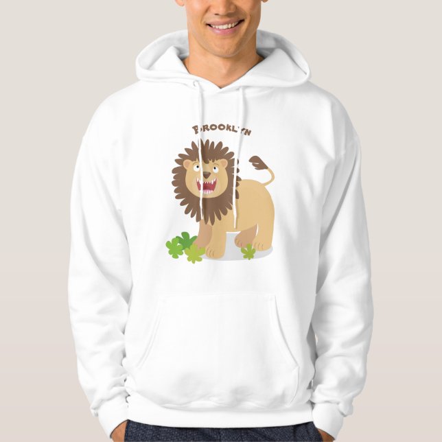 Sudadera Feliz ilustracion personalizado ruidoso (Anverso)