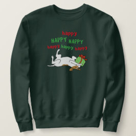 Sudadera Feliz Jack Russell Terrier Navidades Perro
