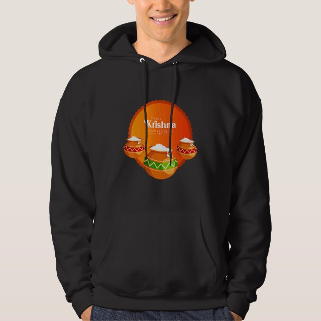 Sudadera Feliz Krishna Janmashtami (Anverso)