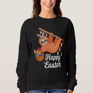 Sudadera Feliz Lema Cute Con El Gusto De La Caza De Huevos 