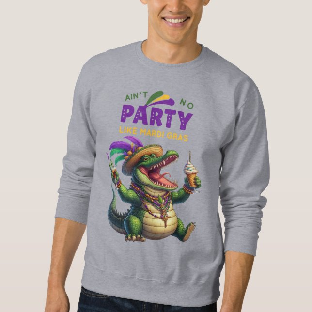 Sudadera Feliz Mardi Gras (Anverso)