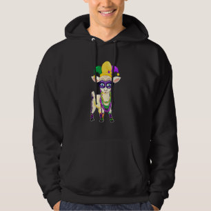Sudadera Feliz Mardi Gras Oveja Cubierta con cuentas Jester