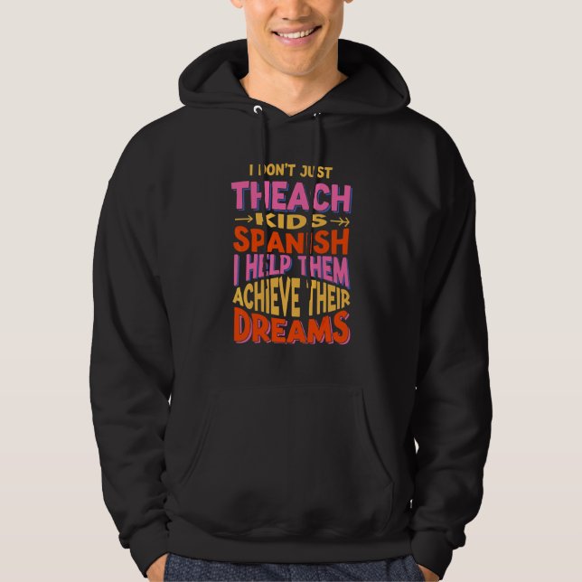 Sudadera Feliz Motivacional De Vuelta A La Escuela De Té Es (Anverso)