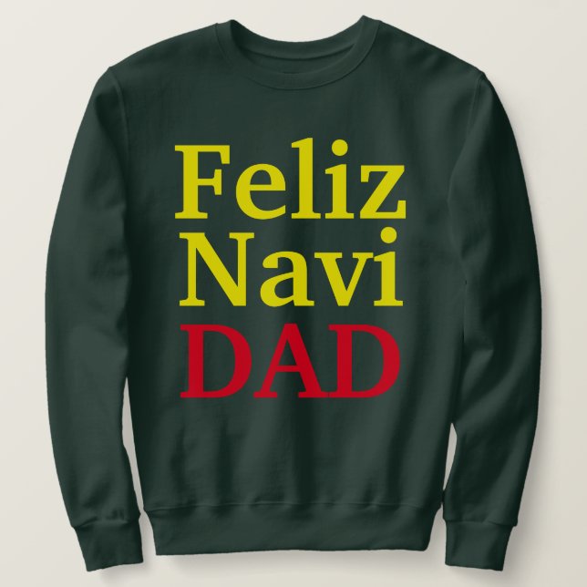 Sudadera Feliz Navi DAD (Anverso del diseño)