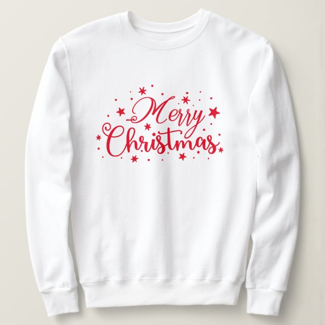 Sudadera Feliz Navidad (Anverso del diseño)