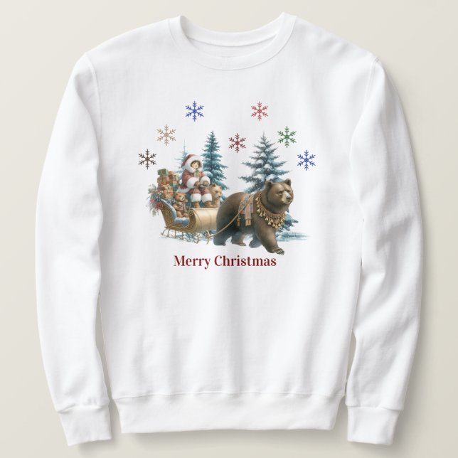 Sudadera Feliz Navidad (Anverso del diseño)