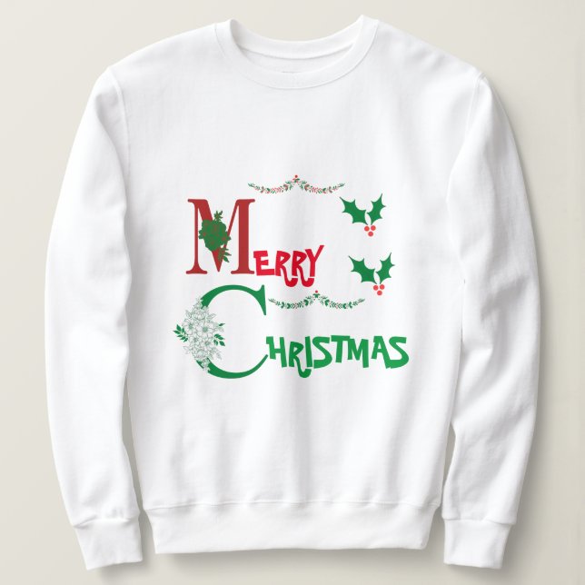 Sudadera Feliz Navidad (Anverso del diseño)