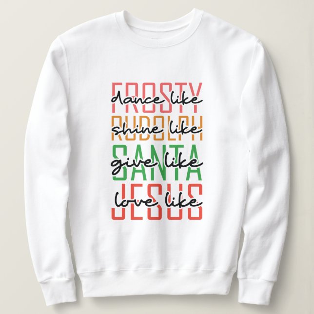 Sudadera Feliz Navidad (Anverso del diseño)