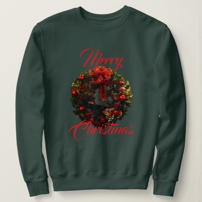 Sudadera "Feliz Navidad" (Anverso del diseño)