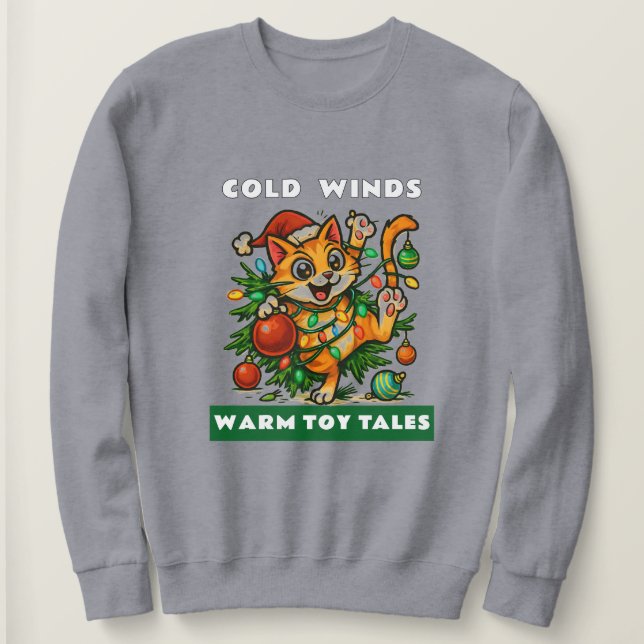 Sudadera Feliz Navidad (Anverso del diseño)