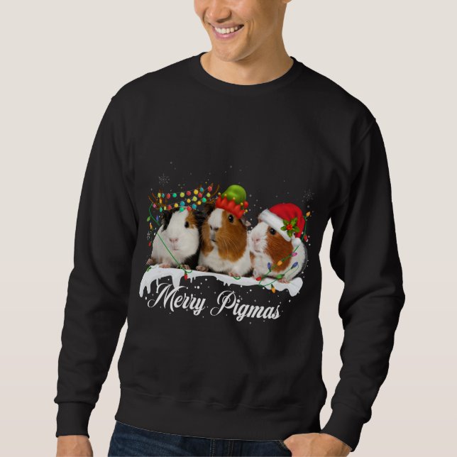 Sudadera Feliz Navidad 2022 Divertido Árbol de Navidad Luz  (Anverso)