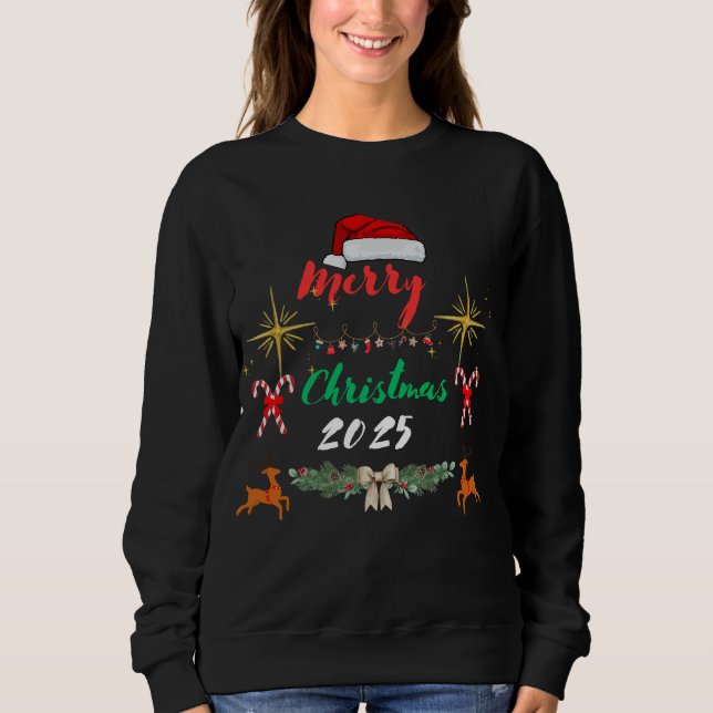 Sudadera 🎄 Feliz Navidad 2025 Sweatshirt - (Anverso)