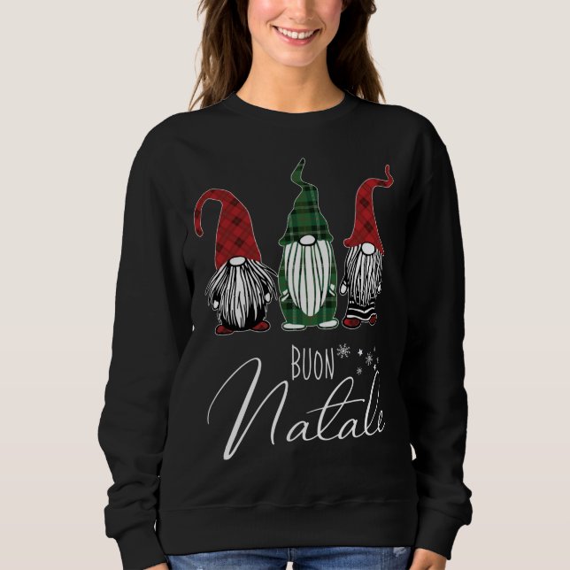 Sudadera Feliz Navidad a los italianos (Anverso)