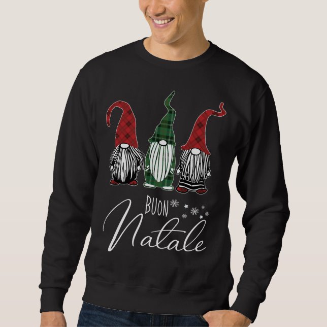 Sudadera Feliz Navidad a los italianos (Anverso)