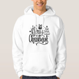 Sudadera Feliz Navidad a los Navidades Minimalistas