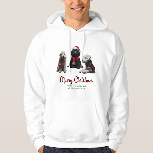 Sudadera Feliz Navidad a los perros (Anverso)