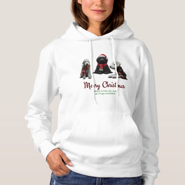 Sudadera Feliz Navidad a los perros (Anverso)