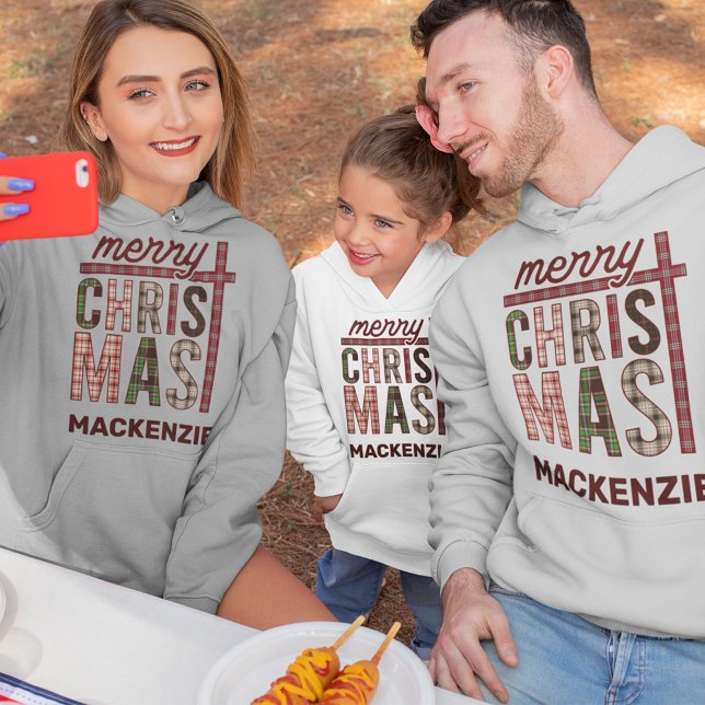 Sudadera Feliz Navidad a mujeres Embroidadas con traje de b (Subido por el creador)
