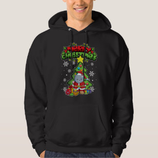 Sudadera Feliz Navidad Animales - Gato gatito de Navidad de