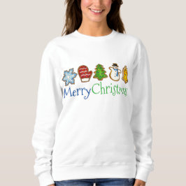 Sudadera Feliz Navidad Azúcar Cookies Árbol de campanas nav