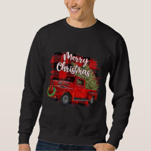 Sudadera Feliz Navidad Camión Rojo Navidades de escúfalo en