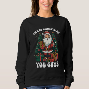 Sudadera Feliz Navidad Chicos Santa Claus