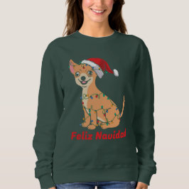 Sudadera Feliz Navidad Chihuahua