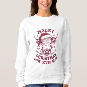 Sudadera Feliz Navidad Club de Amantes del Ganado Occidenta